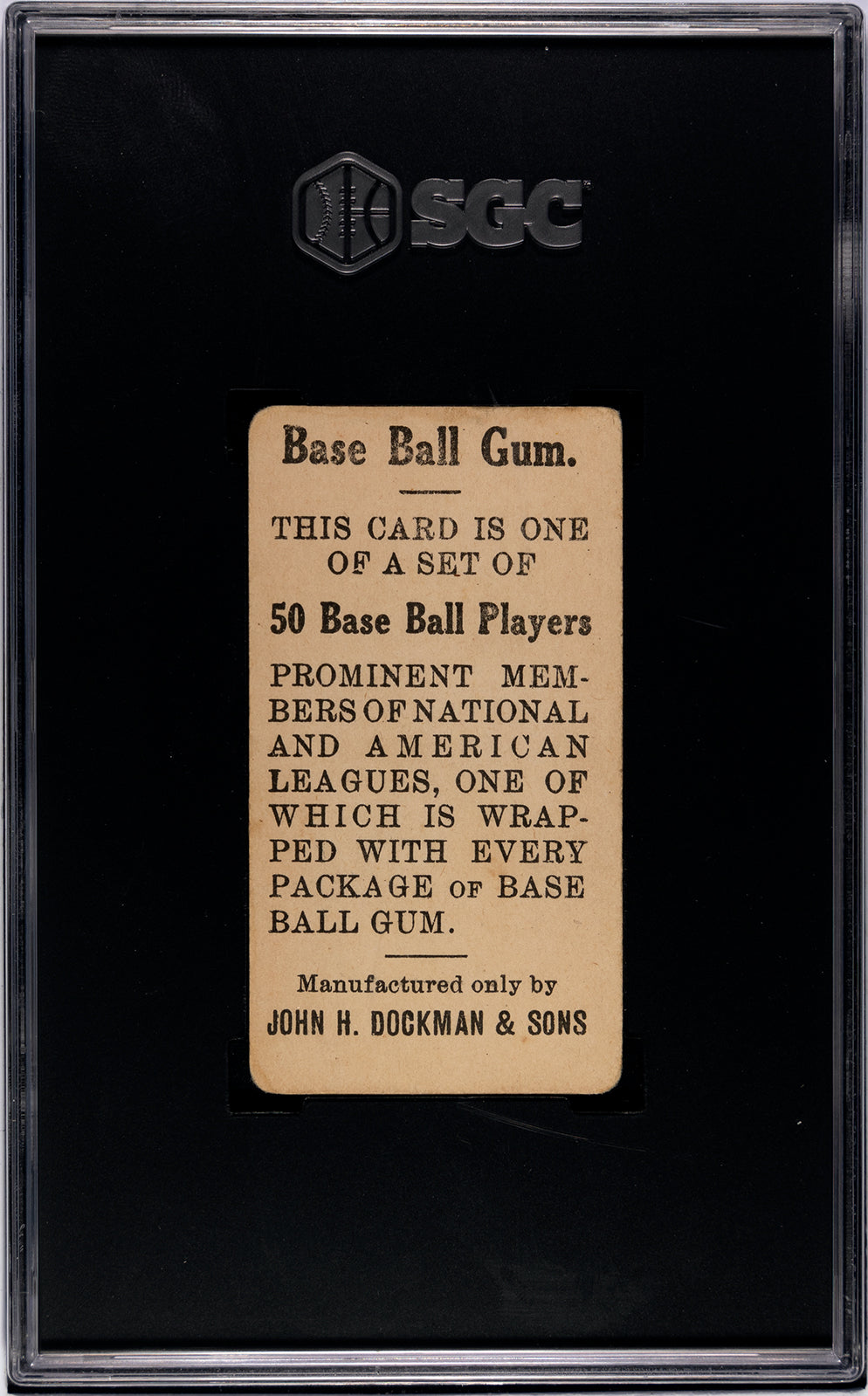 1909 E92 Dockman & Sons Doc Casey - SGC 3
