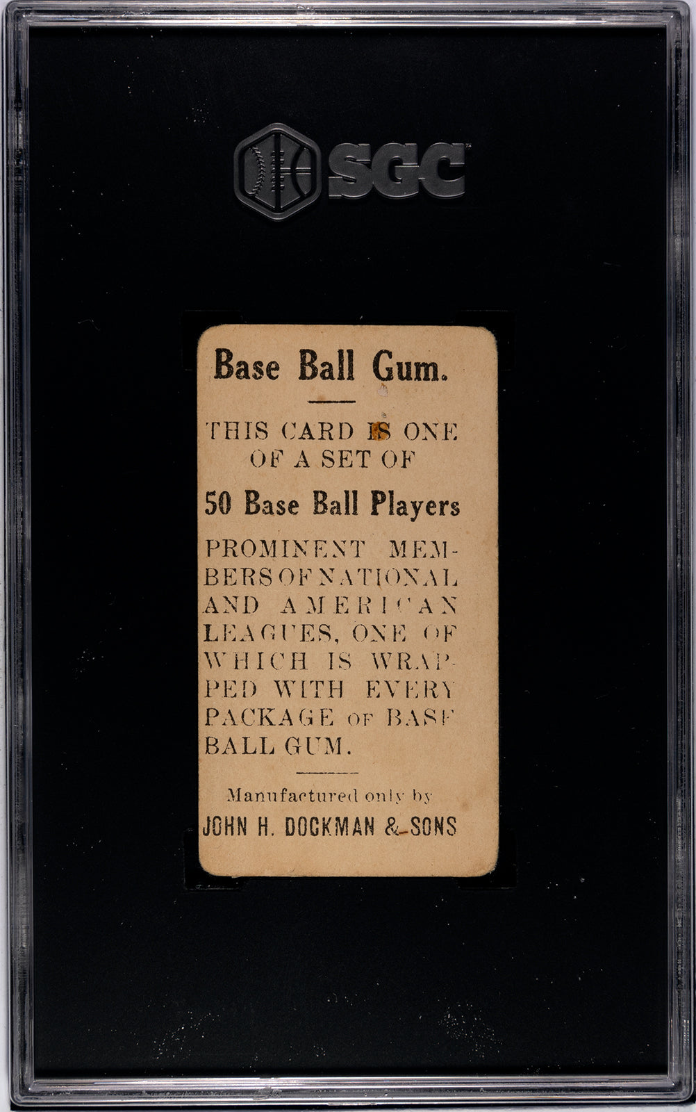 1909 E92 Dockman & Sons Larry Doyle (Throwing) - SGC 2.5