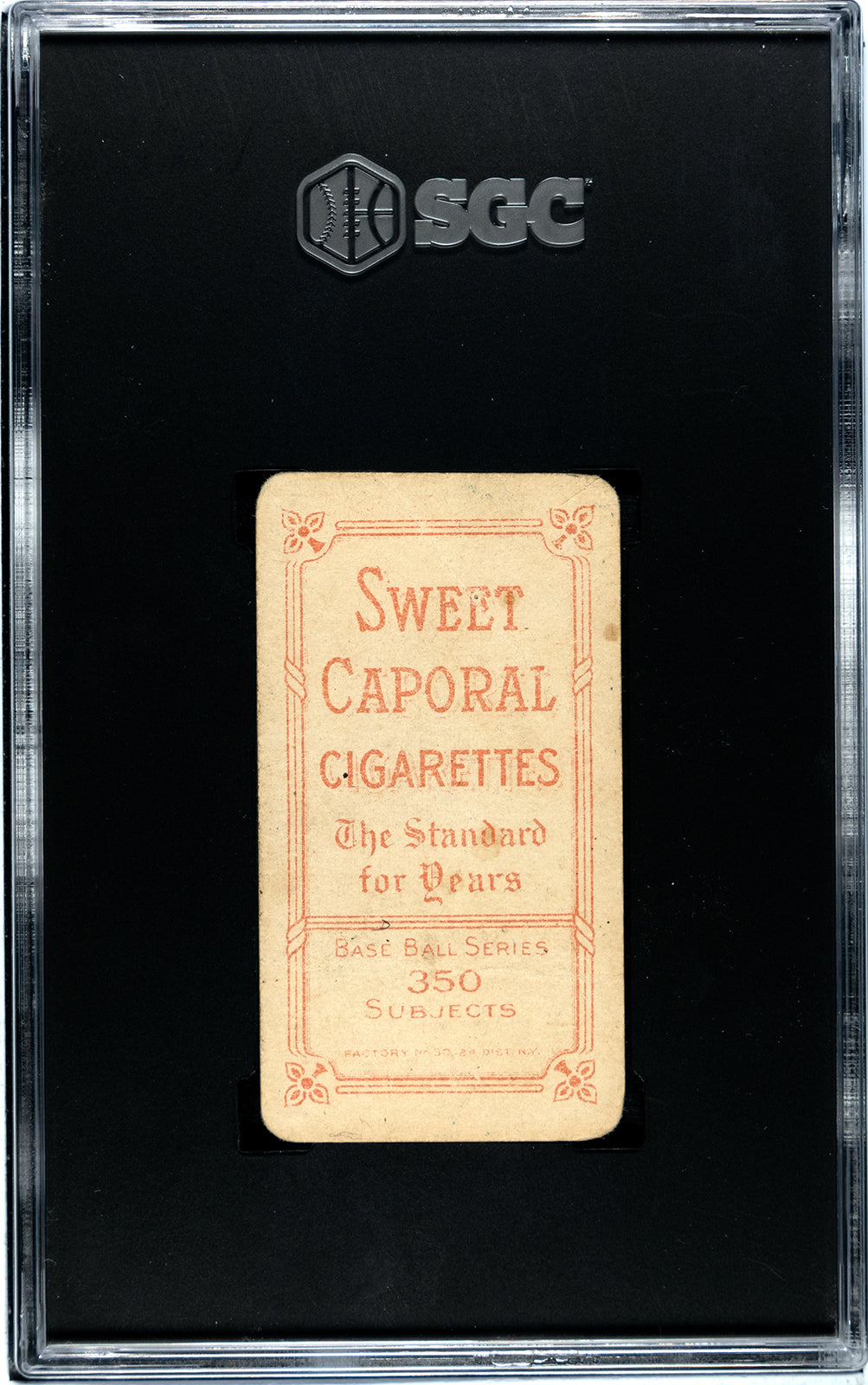 1910 T206 Sweet Caporal Bill Sweeney - SGC 1