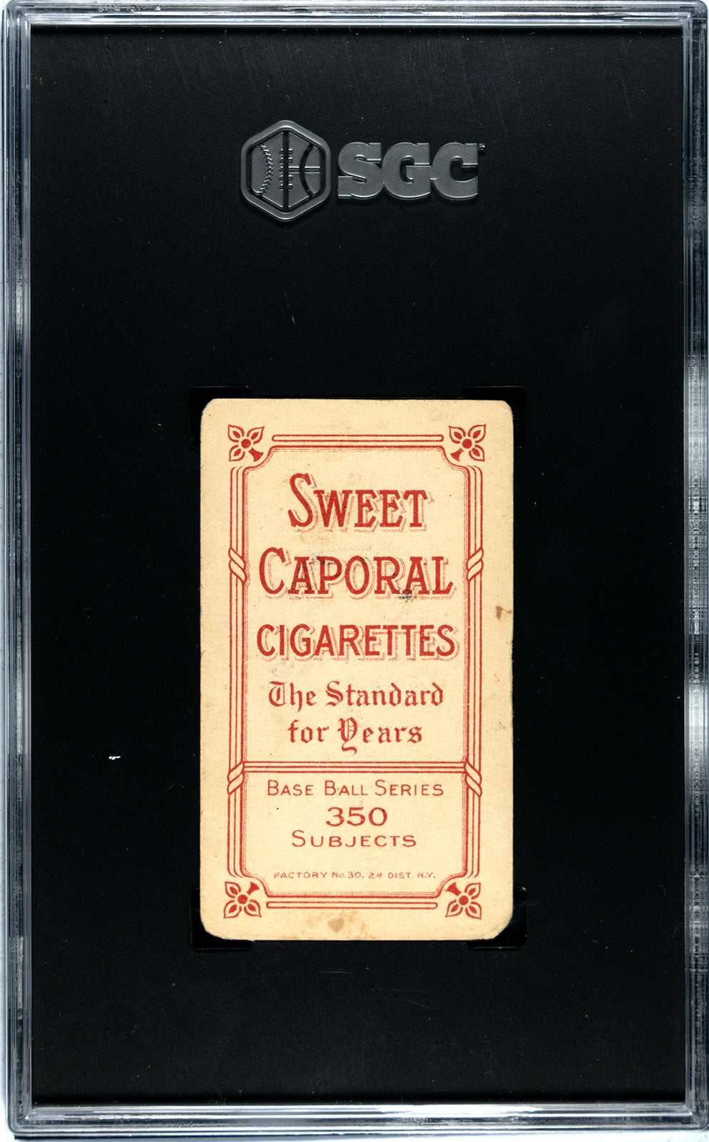 1910 T206 Sweet Caporal Joe Doyle (NY, Hands Above Head) - SGC 3