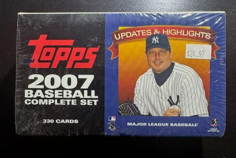 2007 Topps Baseball Updates & Highlights Factory Set