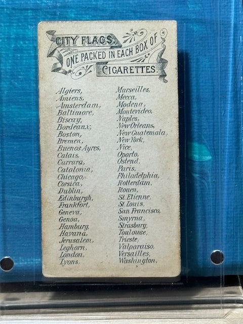 1888 Allen & Ginter N6 City Flags New York
