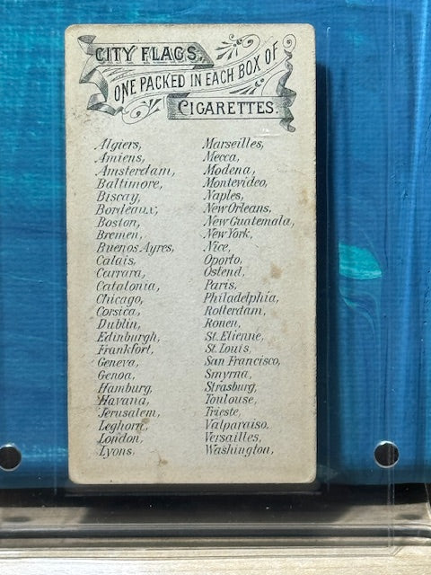 1888 Allen & Ginter N6 City Flags Philadelphia