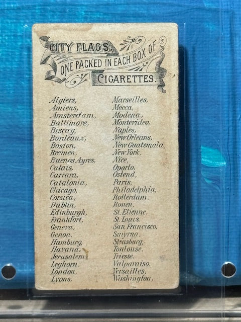 1888 Allen & Ginter N6 City Flags Strasburg