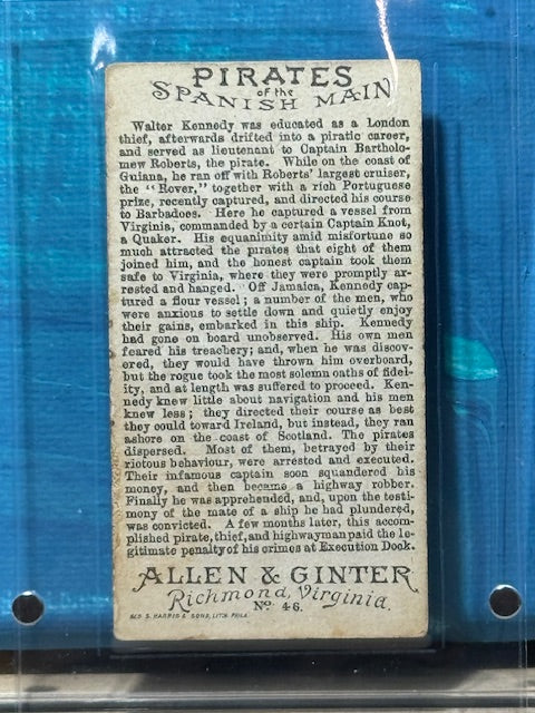 1888 Allen & Ginter N19 Pirates of the Spanish Main Kennedy