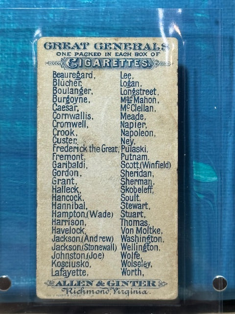 1888 Allen & Ginter N15 Great Generals Halleck