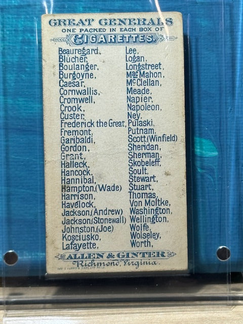 1888 Allen & Ginter N15 Great Generals Skobeleff