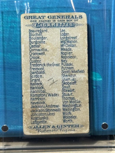1888 Allen & Ginter N15 Great Generals Soult