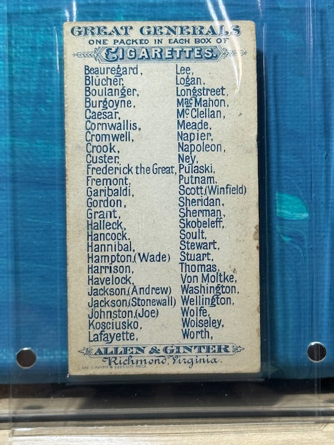 1888 Allen & Ginter N15 Great Generals Stuart