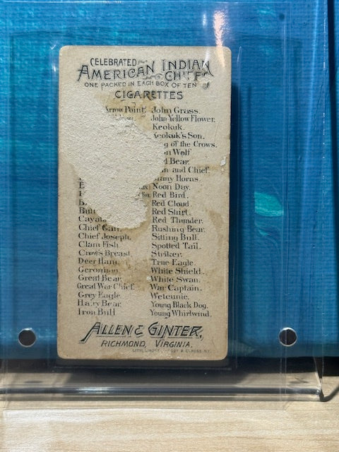 1888 Allen & Ginter N2 American Indian Chiefs Big Razor