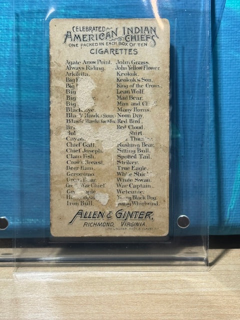 1888 Allen & Ginter N2 American Indian Chiefs Deer Ham