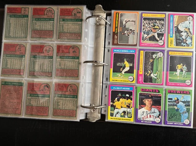 1975 Topps Complete Set with 11 PSA Graded Cards (George Brett Rookie - PSA 7.5)