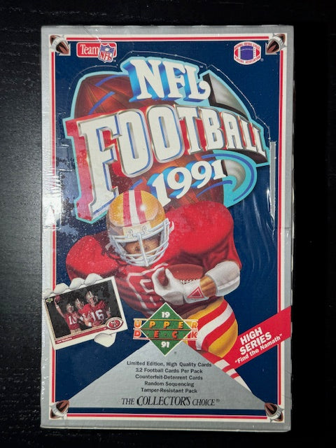 1991 Upper Deck Football High Series Hobby Box