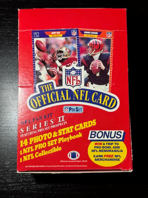 1989 Pro Set Football Series 2 Hobby Box