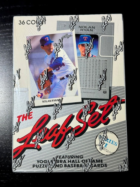 1990 Leaf Baseball Series 1 Hobby Box