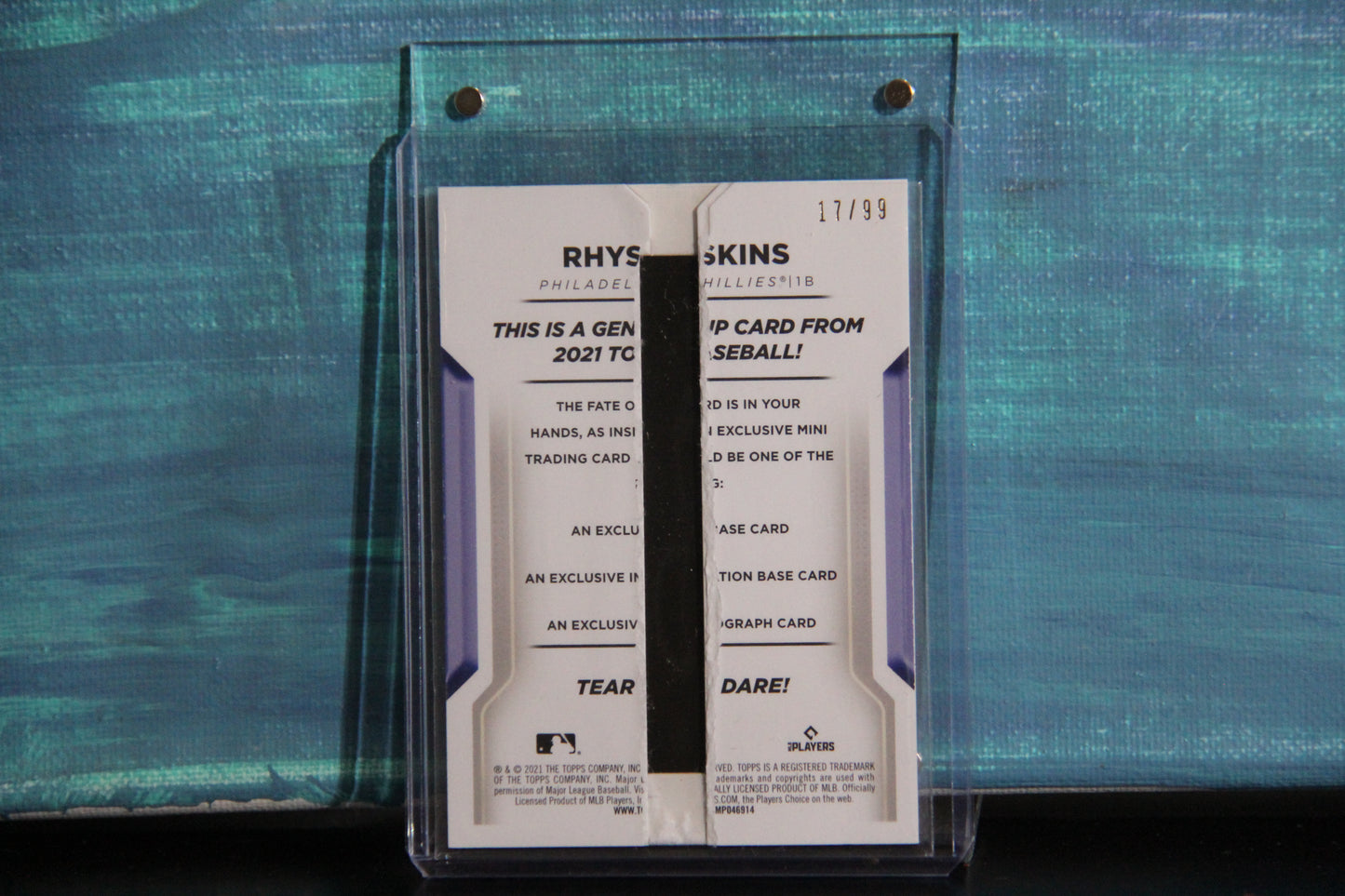 2021 Topps Rip #MRIP-RJ Randy Johnson Mini