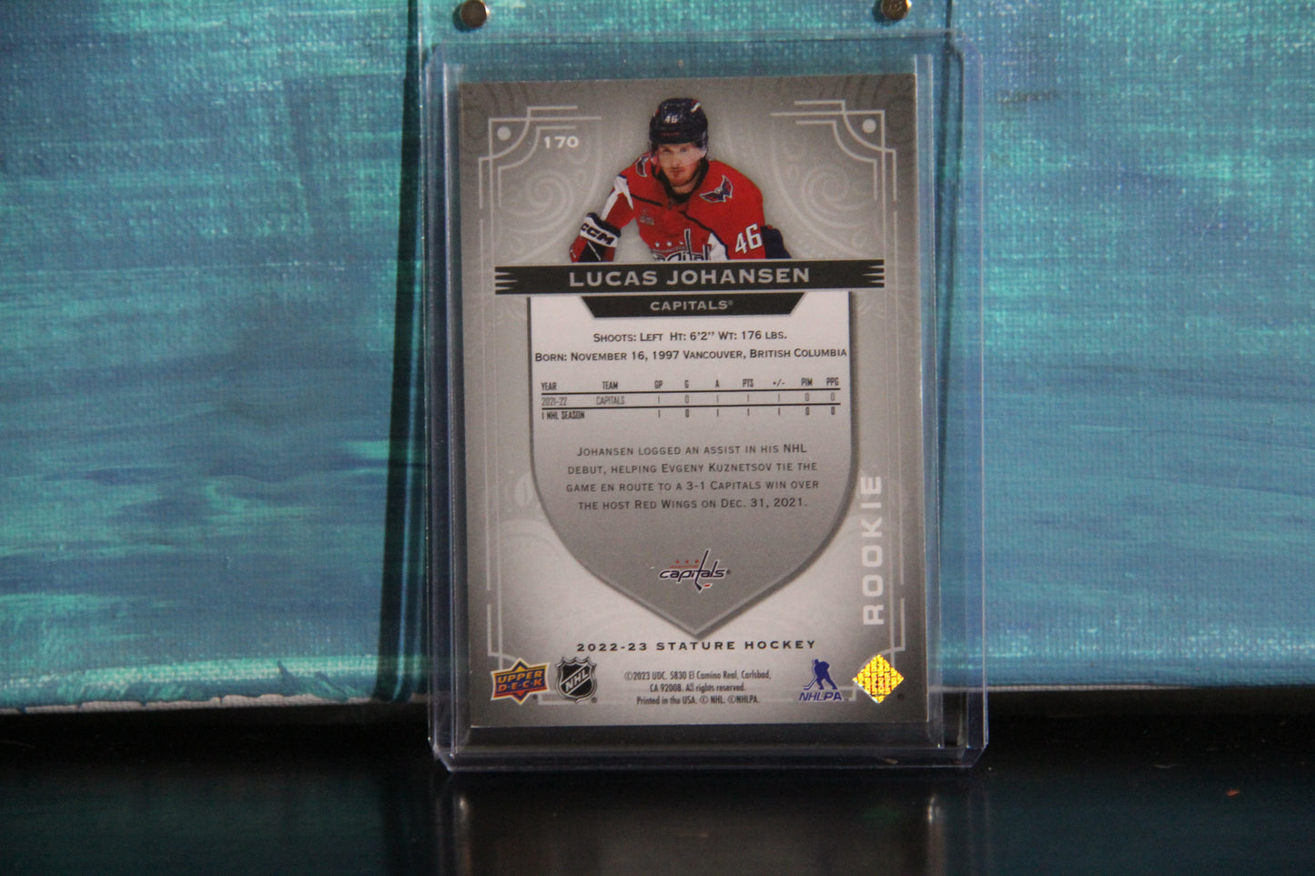 2022-23 Upper Deck Stature #170 Lucas Johansen 165/399