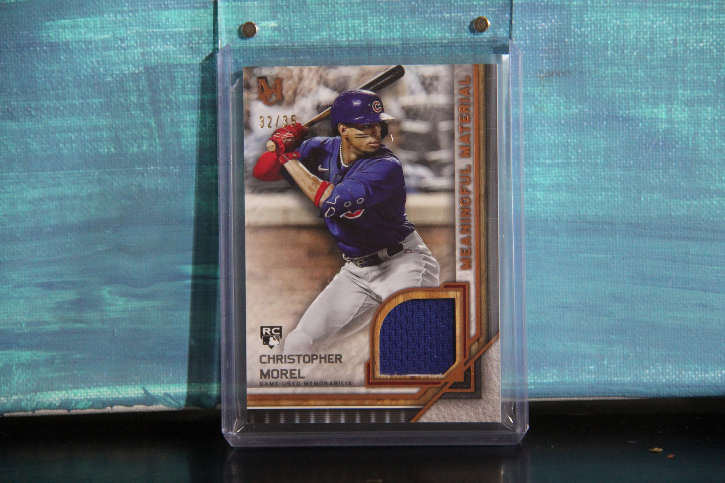 2023 Topps Museum Collection Christopher Morel Meaningful Materials Copper 32/35