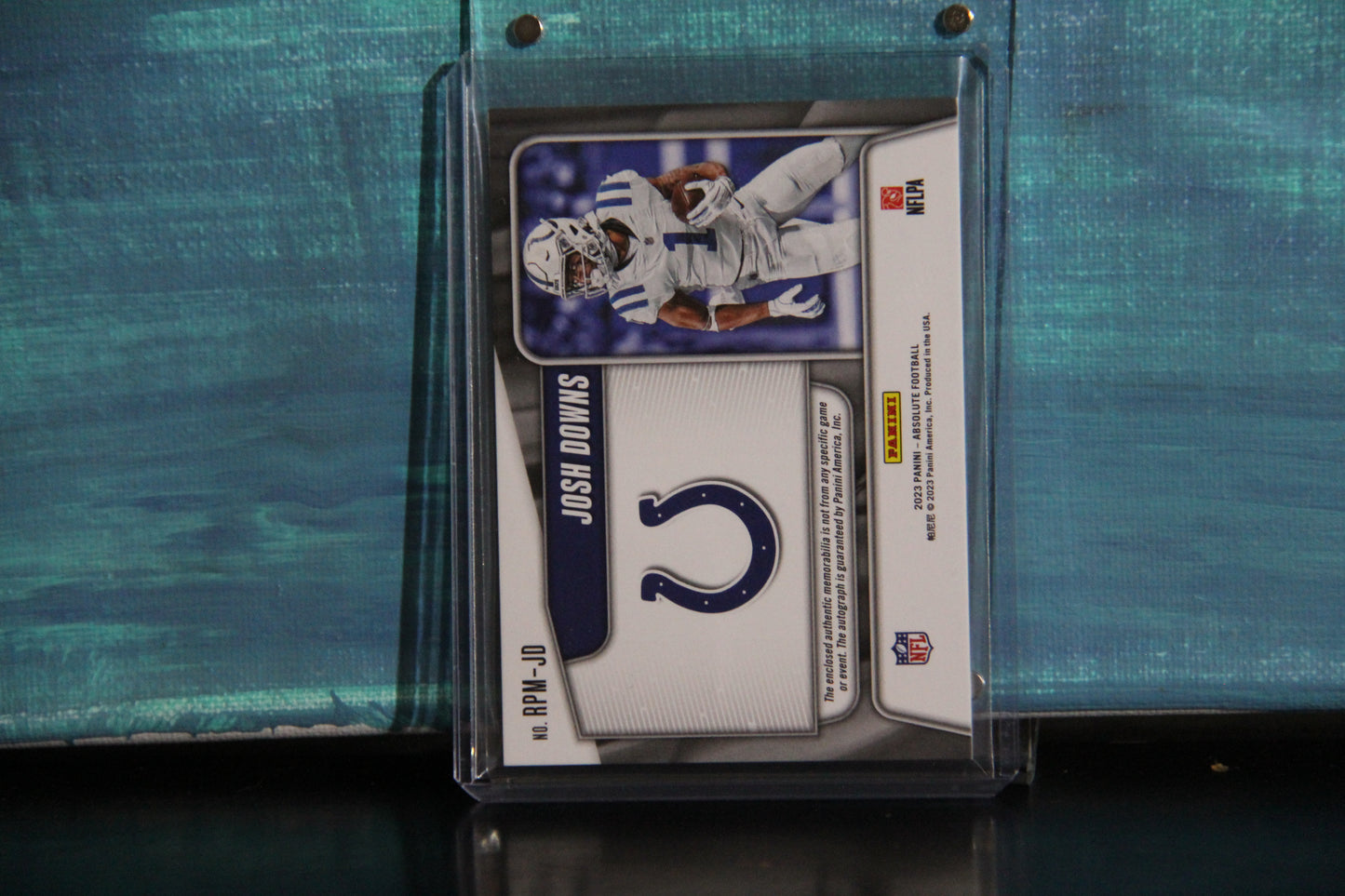 2023 Panini Absolute #RPM-JD Josh Downs Rookie Premiere Materials Auto 389/399