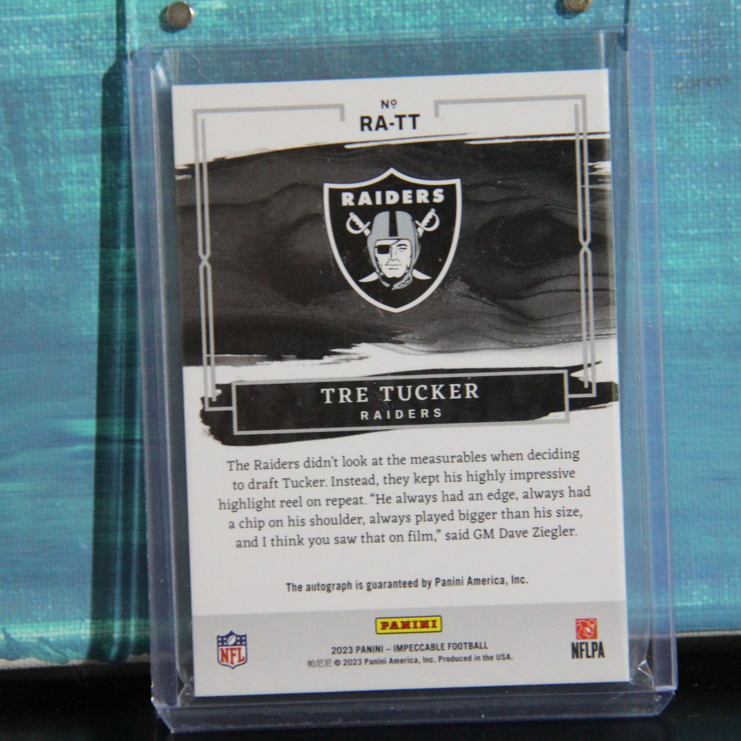 2023 Panini Impeccable #RA-TT Tre Tucker Rookie Autograph 14/25