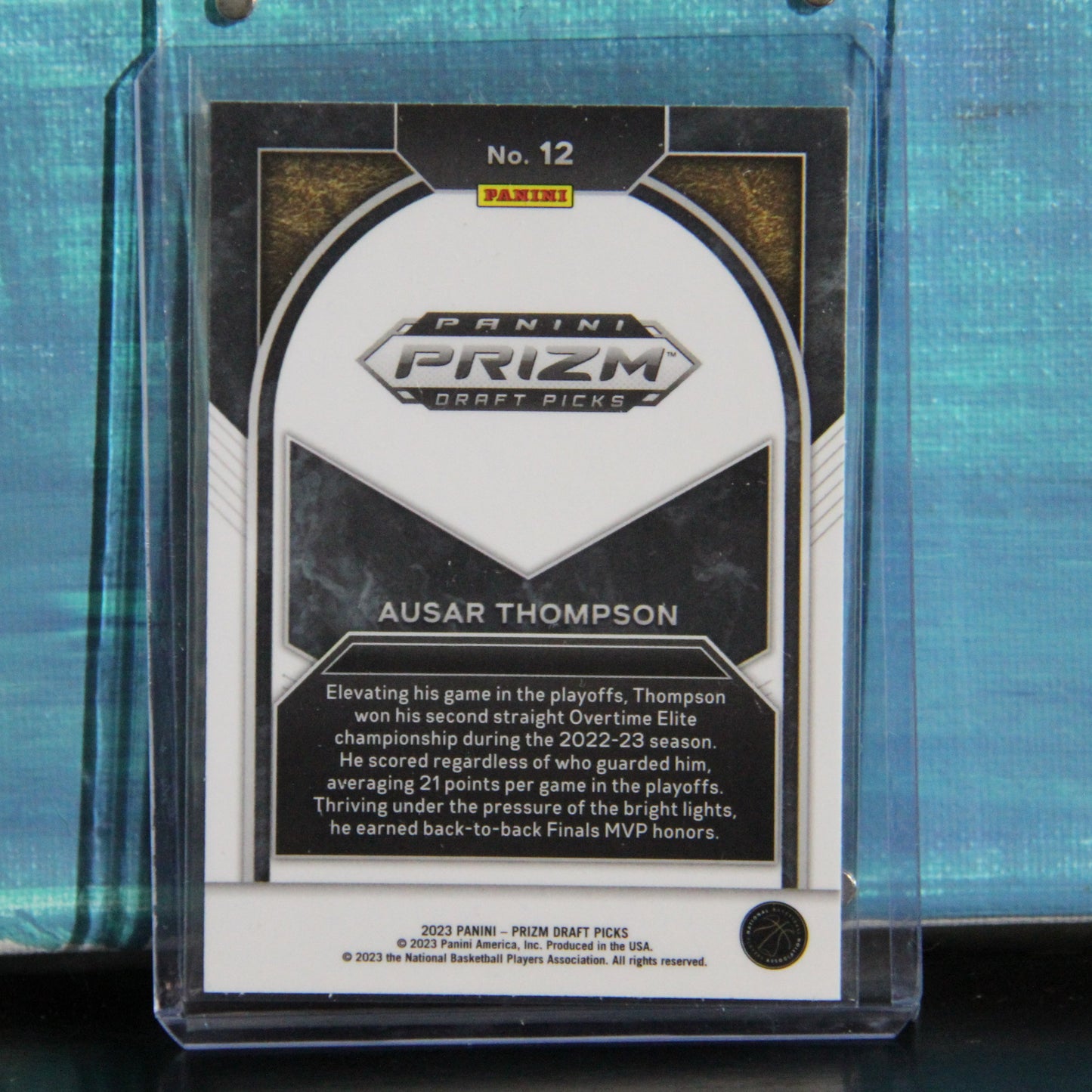 2023 Panini Prizm Draft Picks #12 Ausar Thompson Brilliance RC