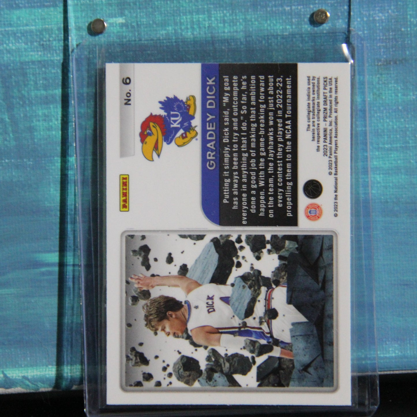 2023 Panini Prizm Draft Picks #6 Gradey Dick Prizm Break RC