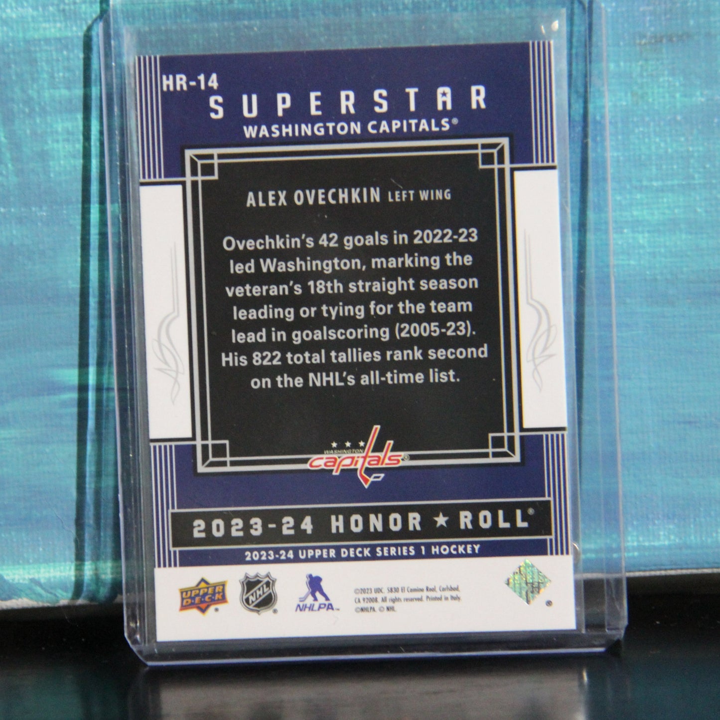 2023 Upper Deck Series 1 #HR-14 Alex Ovechkin Superstar