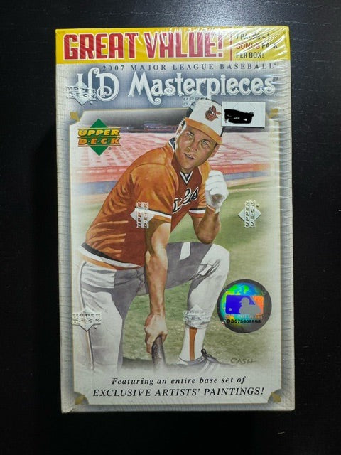 2007 Upper Deck Masterpieces Baseball Blaster Box (7+1)