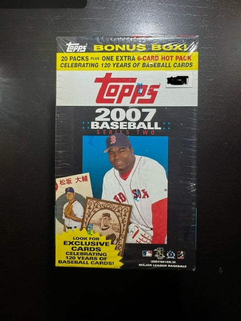 2007 Topps Series 2 Baseball Giant Blaster 20+1 Bonus Box