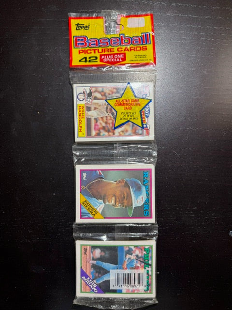 1988 Topps Baseball Sealed Rack Pack (3 Packs)