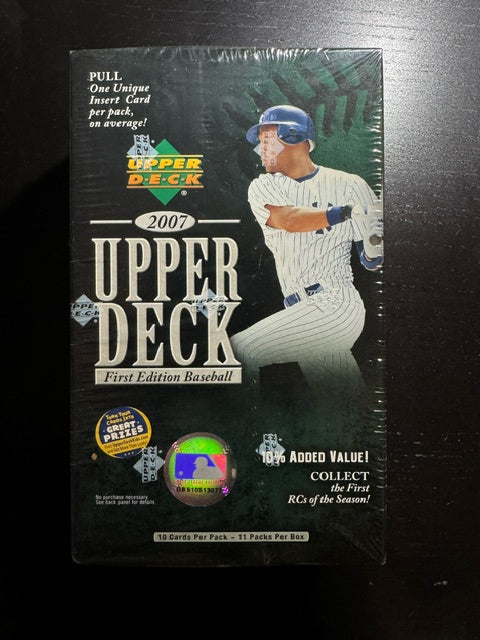 2007 Upper Deck First Edition Baseball 11 Pack Blaster Box