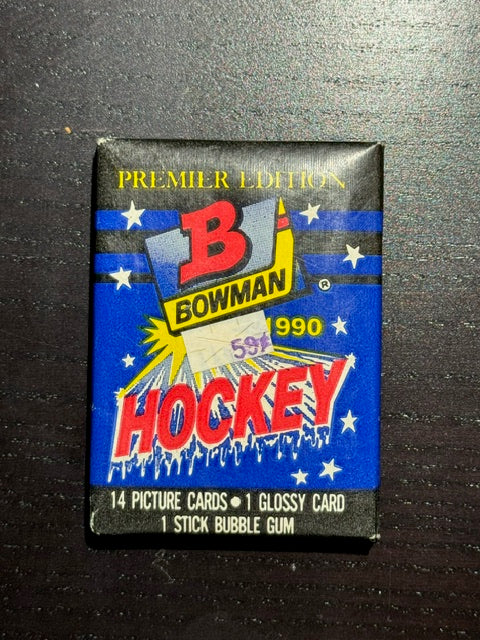 1990 Bowman Hockey Sealed Wax Pack