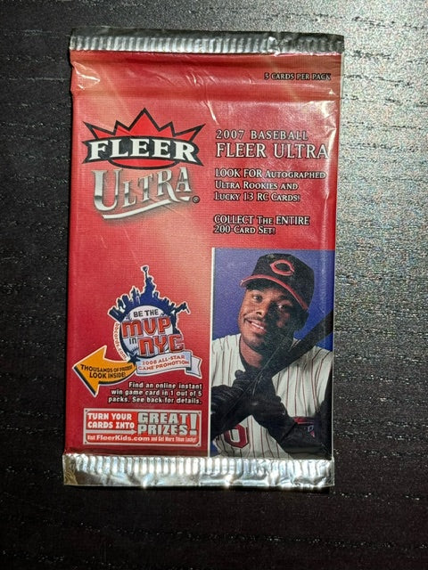 2007 Fleer Ultra Baseball Sealed Pack