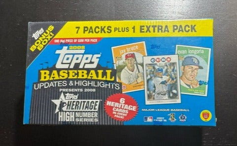 2008 Topps Heritage Updates & Highlights Blaster (7+1) Bonus Box