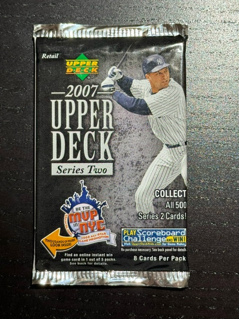 2007 Upper Deck Series 2 Baseball Sealed Pack