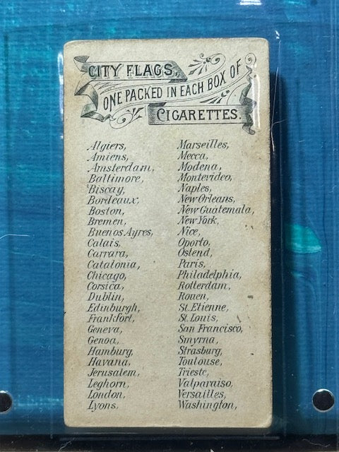 1888 Allen & Ginter N6 City Flags Algiers
