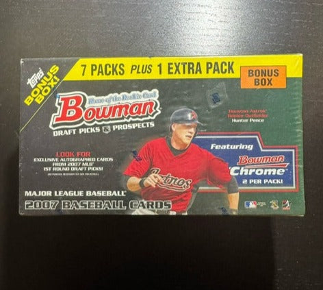 2007 Bowman Draft Picks & Prospects Blaster (7+1) Bonus Box
