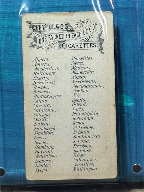 1888 Allen & Ginter N6 City Flags Biscay