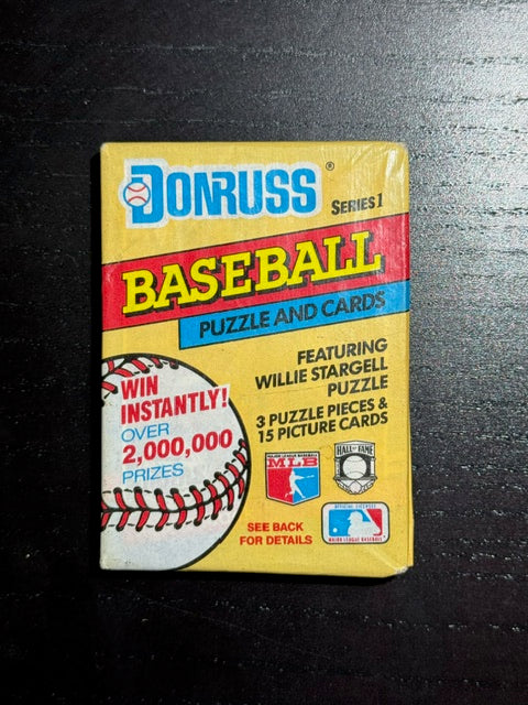 1991 Donruss Baseball Series 1 Sealed Wax Pack