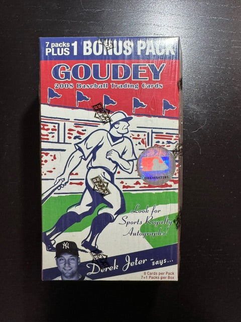 2008 Upper Deck Goudey Baseball Blaster Box (7+1)