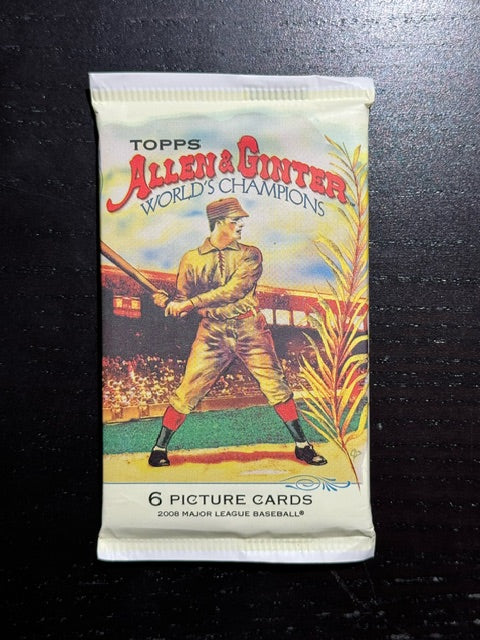 2008 Topps Allen & Ginter World's Champions Sealed Pack