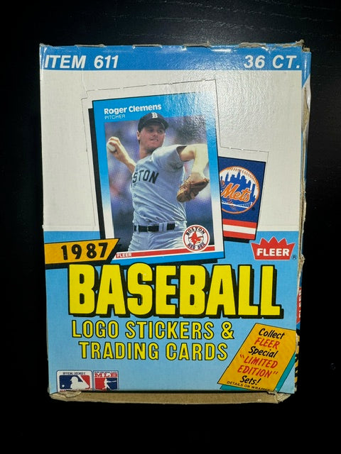 1987 Fleer Baseball Hobby Box