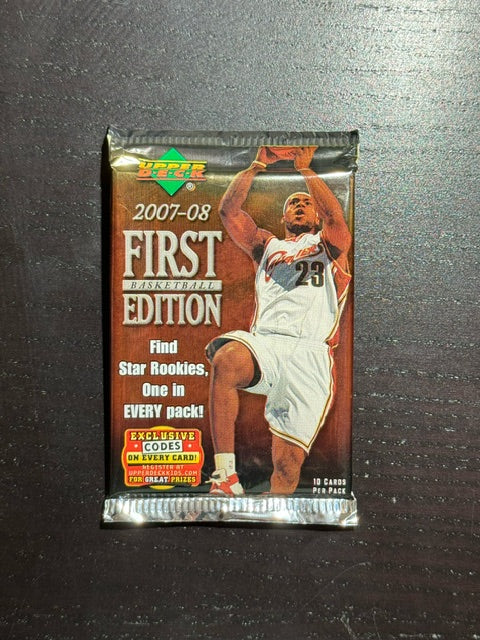2007-08 Upper Deck First Edition Basketball Sealed Pack