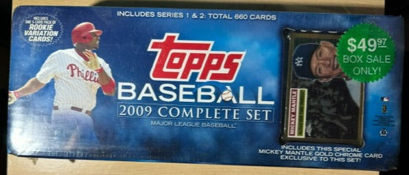 2009 Topps Baseball Factory Set (Mickey Mantle Bonus Card)