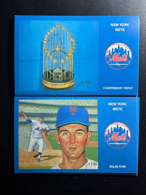 1969 New York Mets Championship Commemorative Postcard Set