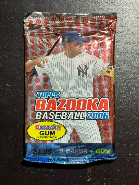 2006 Topps Bazooka Baseball Sealed Pack