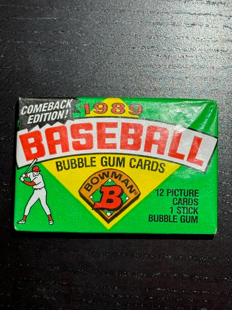 1989 Bowman Baseball Sealed Wax Pack
