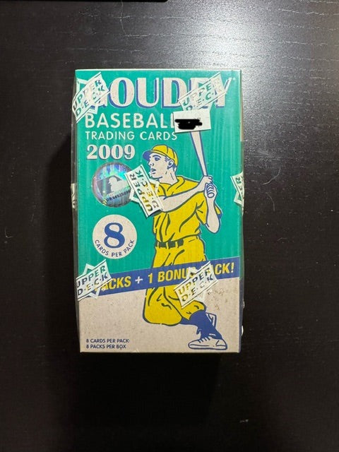2009 Upper Deck Goudey Blaster Box (8 Packs)