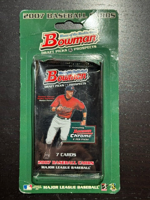 2007 Bowman Draft Picks & Prospects Baseball Sealed Pack