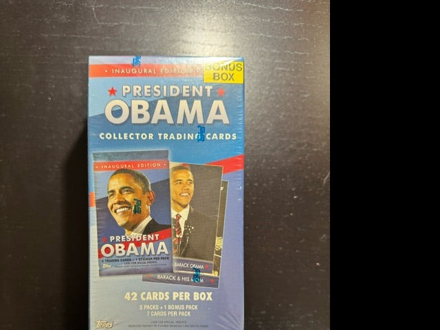 2008 Topps President Obama Trading Cards Blaster Box (5+1)